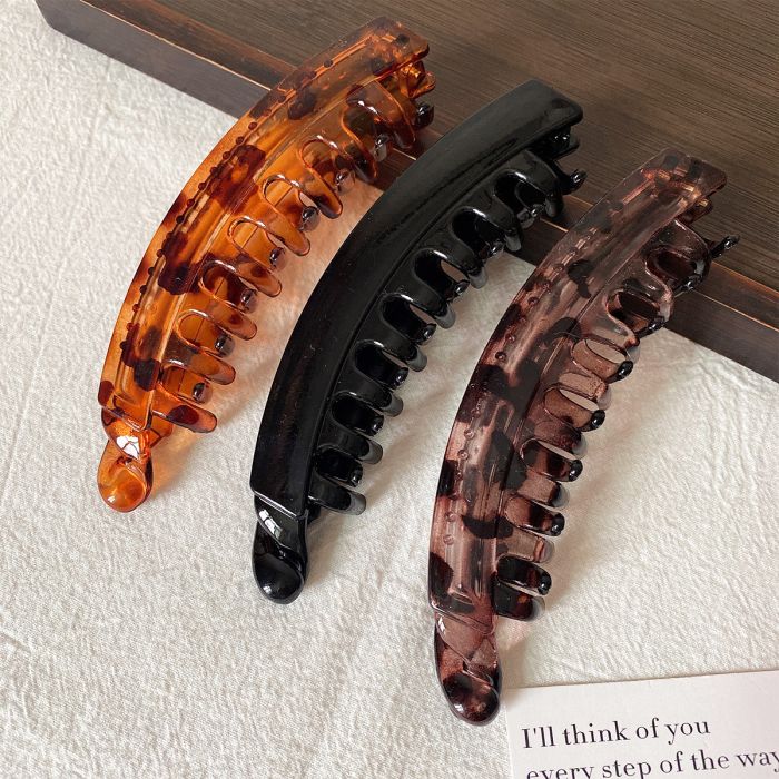 Large Volume Ponytail Banana Clip - Non-Slip Hair Claw for Natural Full High Ponytail