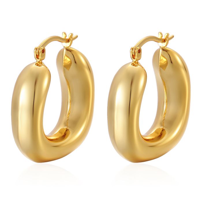Minimalist Gold & Silver Hoop Earrings for Women - Lightweight Geometric Fashion Jewelry