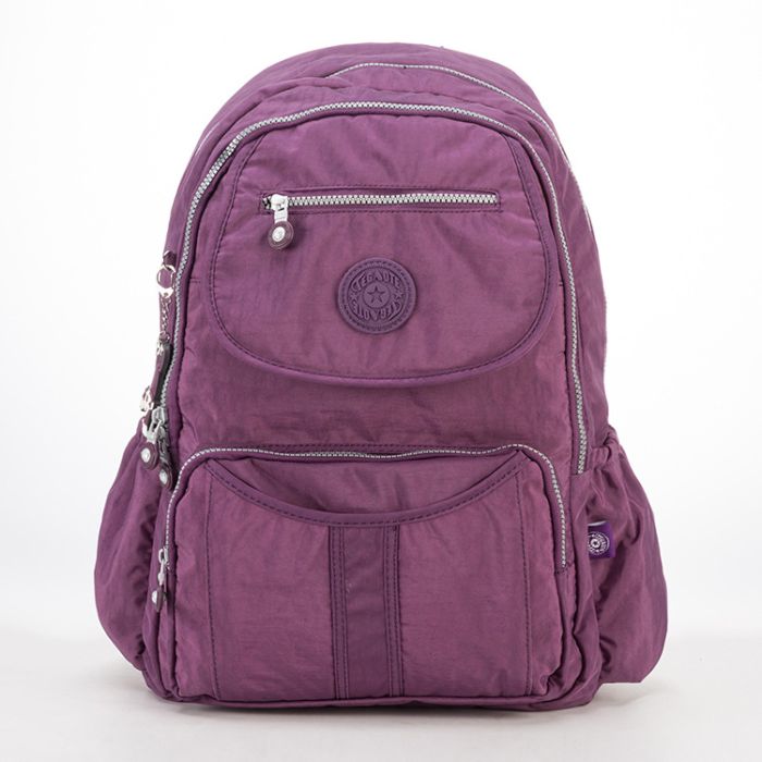 15-Inch Waterproof Nylon Backpack - Lightweight Travel & Commute Bag for Work, School & Business