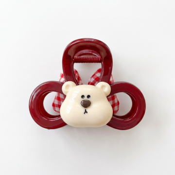 The Sweet Bear Bow Claw Clip — Playful Charm Meets Everyday Style