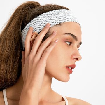Women's Stretch Yoga Headband - Sweat-Wicking Sports Headband for Running, Fitness & Outdoor Activities