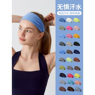 Women's Stretchy Moisture-Wicking Sports Headband for Running, Fitness & Yoga
