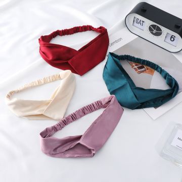 Premium Satin Cross Headband - Soft, Comfortable & Stylish Hair Accessory