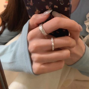 Minimalist Open Ring Stackable Band - Chic Instagram Style Statement Ring for Women