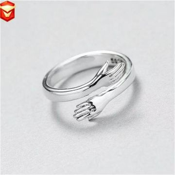 Adjustable Minimalist Couple Rings - Korean Style Geometric Open Band Jewelry