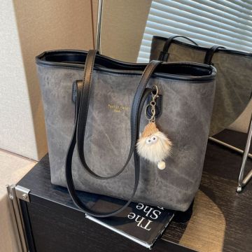 XL Unisex Tote Bag for College & Commute - Large Capacity Winter Shoulder Handbag