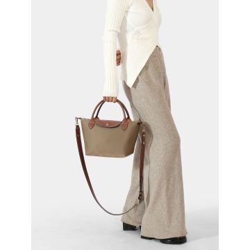 Genuine Leather Dragon Dumpling Tote Bag - Versatile Handcrafted Shoulder Bag for Everyday Style