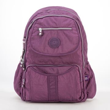 15-Inch Waterproof Nylon Backpack - Lightweight Travel & Commute Bag for Work, School & Business