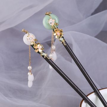Chinese Style Tassel Hairpin - New Chinese Style Vintage Hair Accessory for Hanfu and Cheongsam