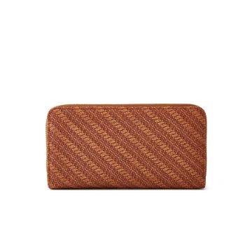 RFID Blocking Long Wallet for Women - Minimalist Card Holder with Coin Pocket