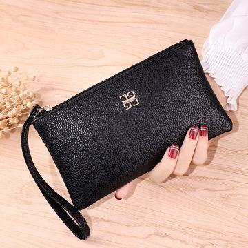2026 Women's Long Phone Wallet Zipper Clutch - Ultra-Light Minimalist Wristlet Purse with Card Holder