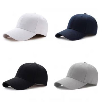 Premium Cotton Adjustable Baseball Cap - Unisex Sun Hat with Curved Brim