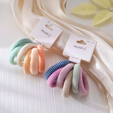 Seamless High-Elasticity Hair Ties - Gentle, No-Damage Hair Accessories for Ponytails & Buns